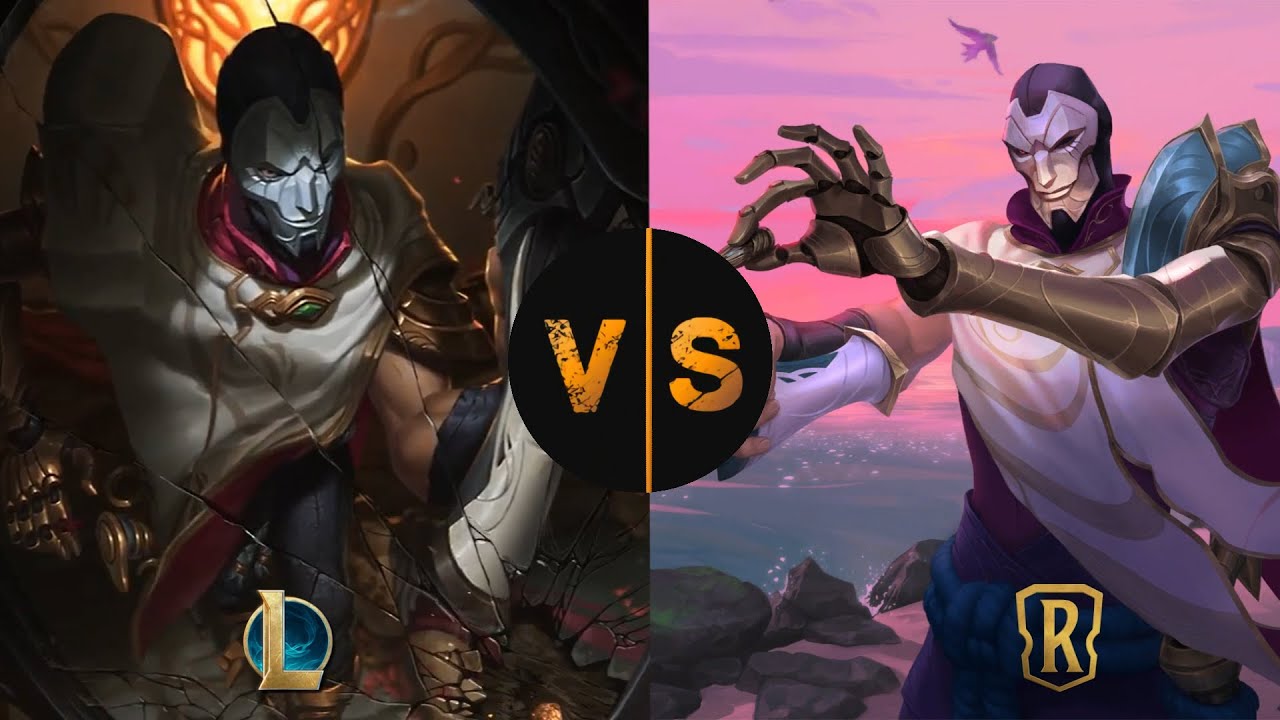 JHIN VOICE Comparison | LoL vs LoR battle