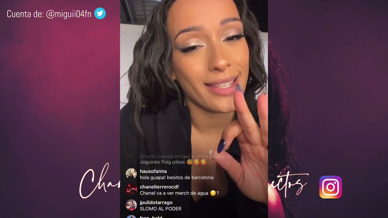 Chanel Directo en Instagram antes de actuar en Eurovision 2024 con SloMo de Interval |7 de mayo 2024