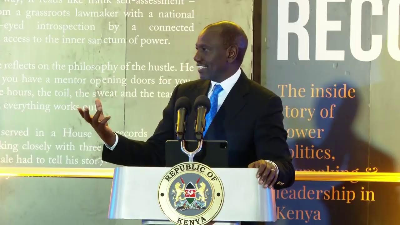 Launch of The Record, A book on Politics and Betrayal by Aden Duale, Nairobi.