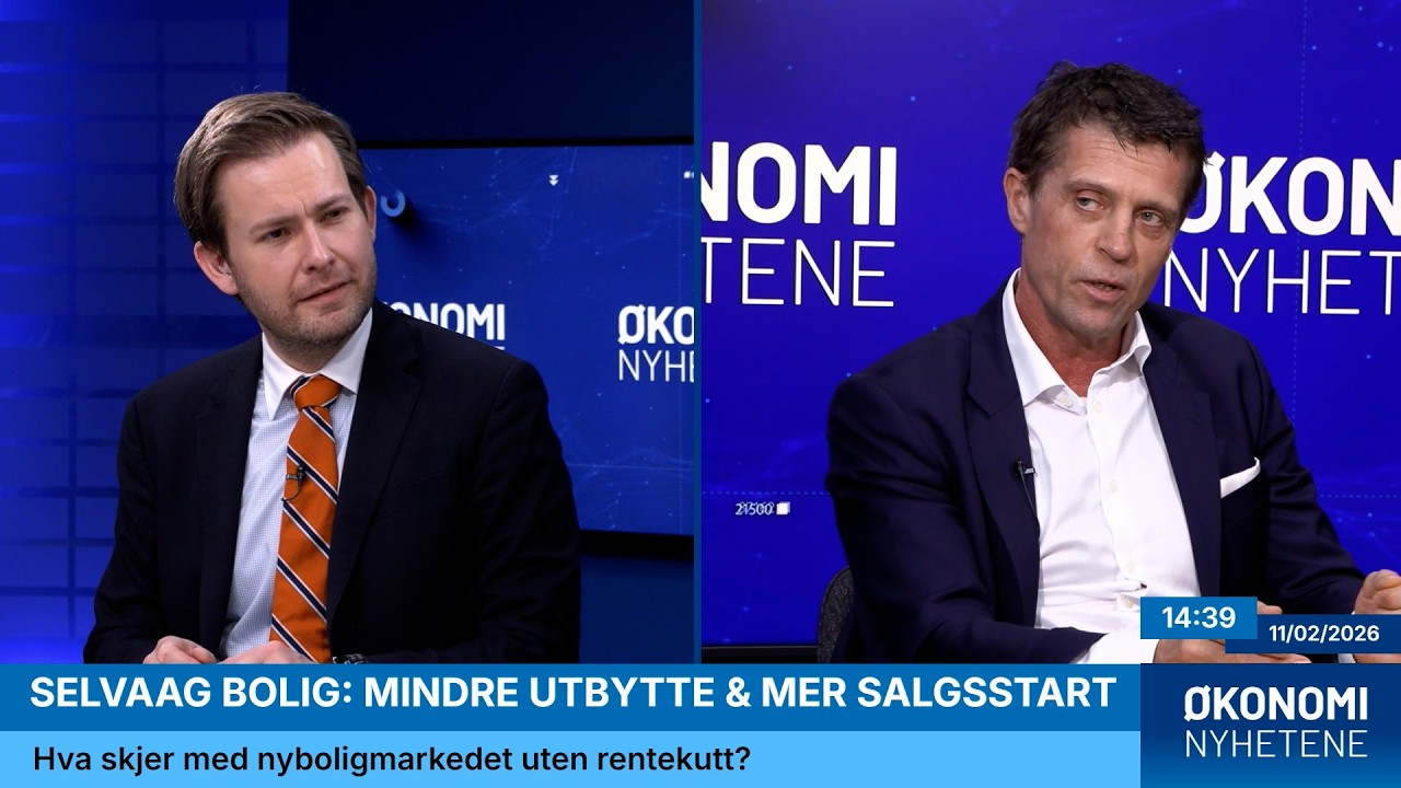 Selvaag Bolig-sjefen om rentekuttet som neppe kommer, boligmarkedet og skattedebatten