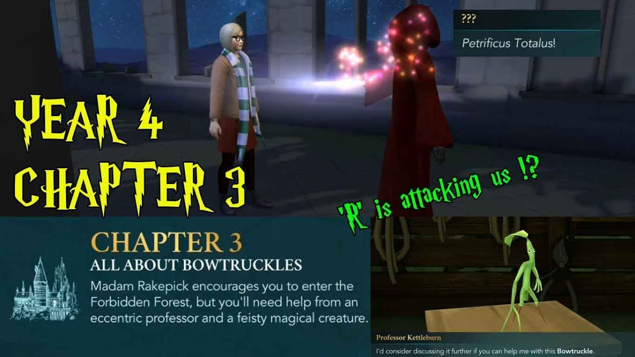 Harry Potter Hogwarts Mystery Year 4 Chapter 3 All About Bowtruckles Gameplay