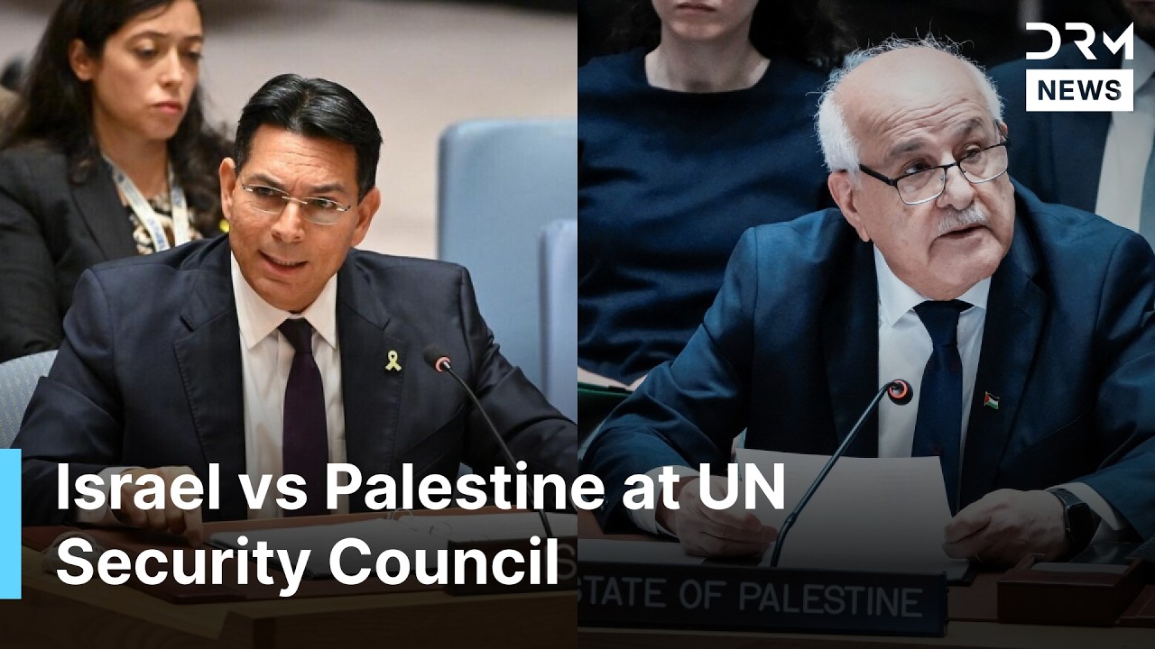 Fiery Debate: Israel & Palestine Envoys CLASH at UN Security Council Over Gaza | AC1G