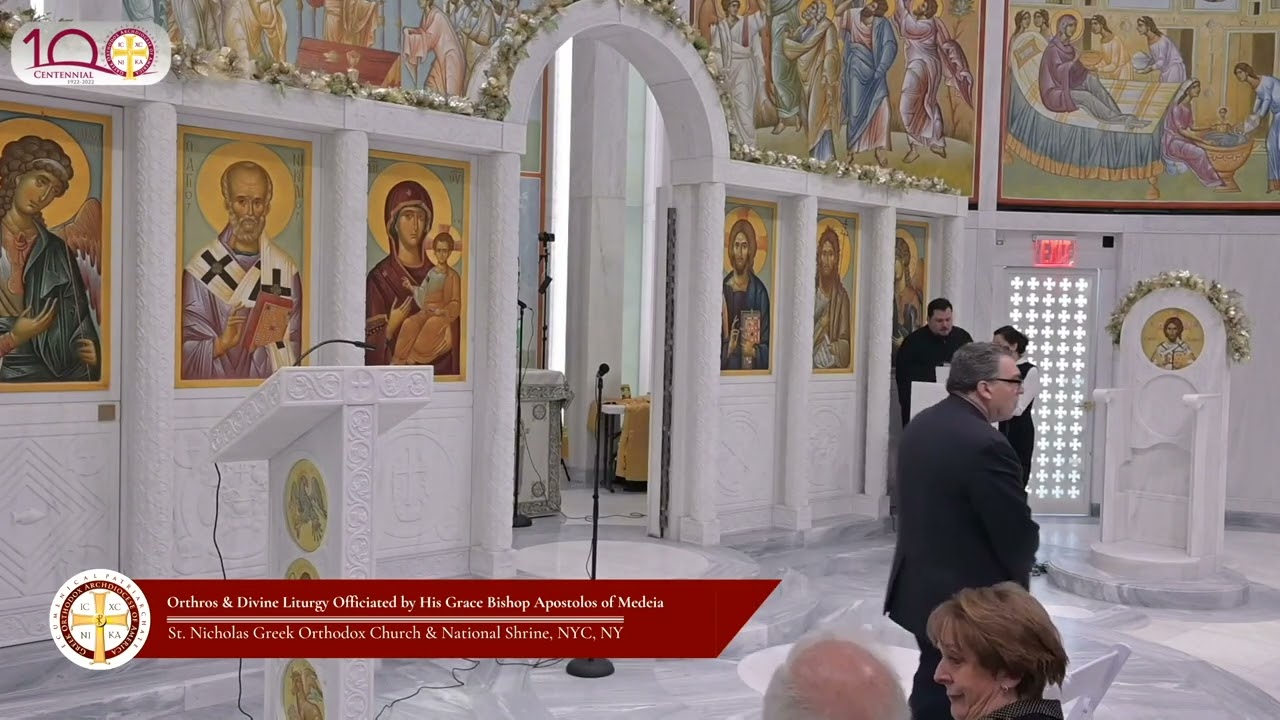 Divine Liturgy Celebrated at St. Nicholas Greek Orthodox Church & National Shrine in NYC