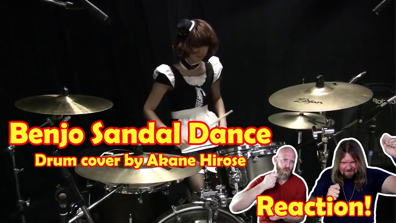 Musicians react to hearing Benjo Sandal Dance (MtH) Drum cover by Akane Hirose!