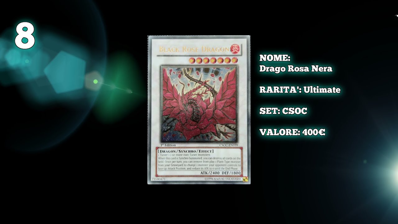 LE CARTE PIU' RARE E COSTOSE DI YUGIOH 5Ds