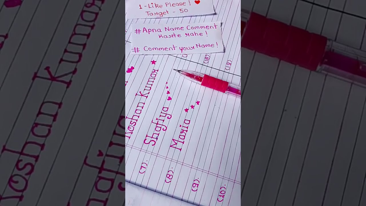 LIVE 🔴 Comment Your Name | Stylish Calligraphy Names Writing 💞✨💞