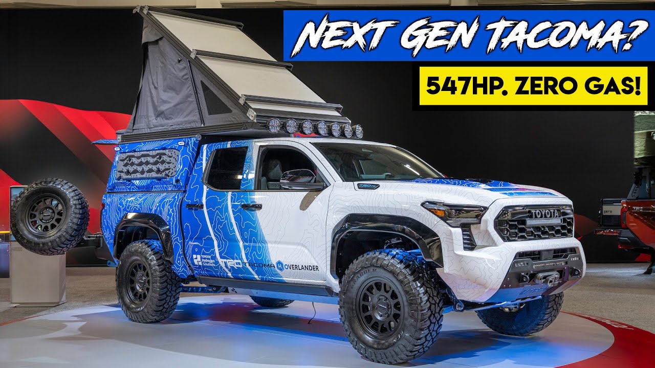 Новый концепт Toyota Tacoma H2 на водородном топливе | 547-сильный внедорожник