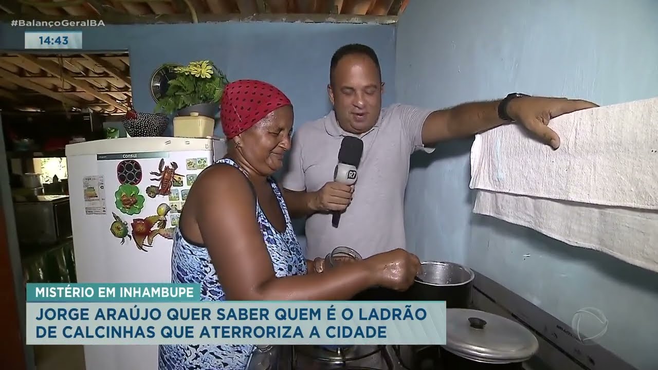 JORGE ARAUJO QUER SABER QUEM É O LADRÃO DE CALCINHAS QUE ATERORIZA A CIDADE