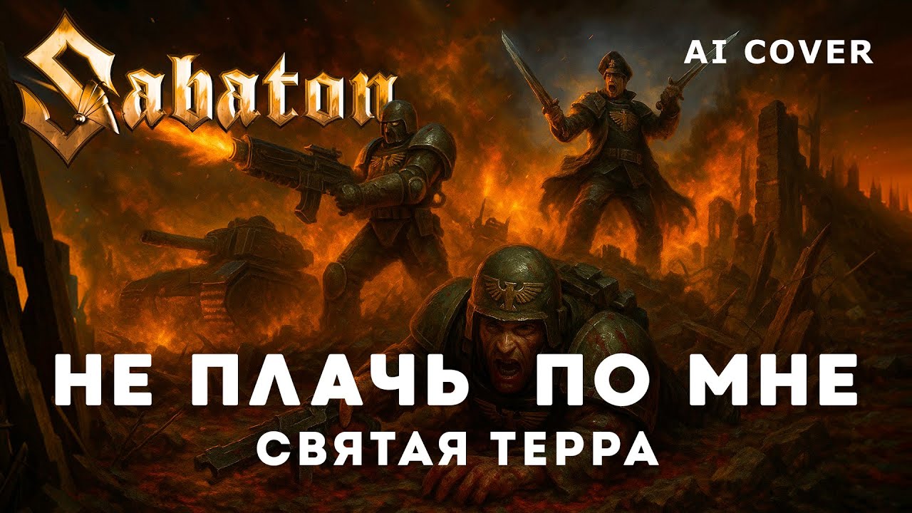 SABATON - Не Плачь По Мне Святая Терра WARHAMMER Hammer Of Faith AI Cover