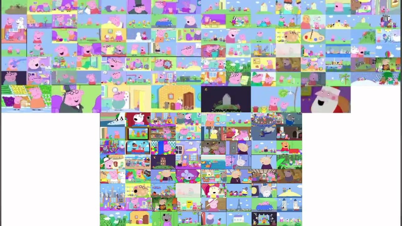 Peppa Pig Episode Played At The Same Time