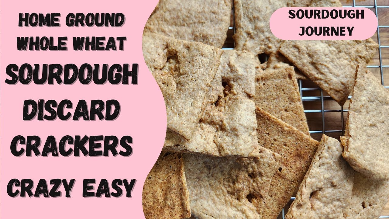 Whole Wheat Sourdough Discard Crackers