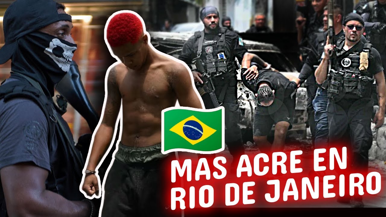 🇧🇷 BRASIL y una lucha permanente con el COMANDO VERMELHO, quiero ir a una fiesta en la favela