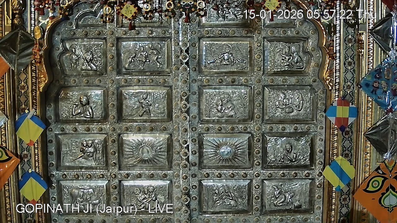 GOPINATH JI MANDIR (Jaipur) - LIVE DARSHAN (15th january 2026)