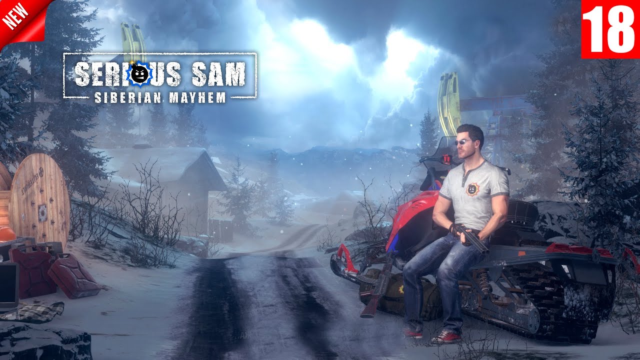 Serious Sam: Siberian Mayhem - full walkthrough. longplay. Полное Прохождение игры