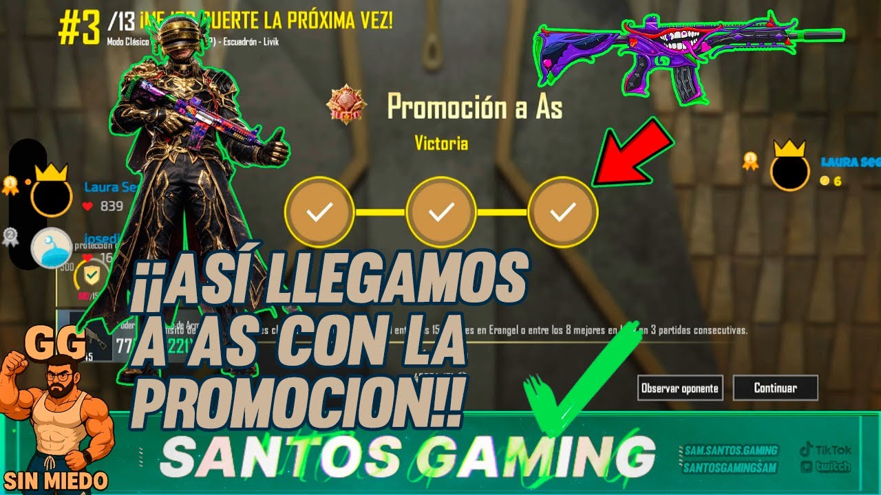 ¡¡¡ASÍ COMPLETAMOS LA PROMOCIÓN A AS!!! PUBG MOBILE, LIVIK, IPHOE 15 PRO