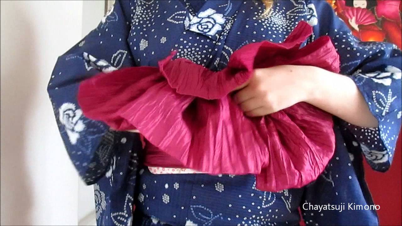Chayatsuji Kimono | Yukata Series | Heko obi musubi