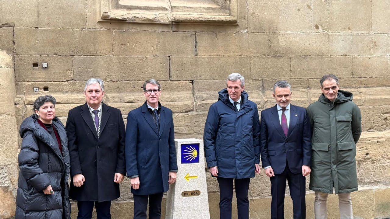 Nuevo hito kilométrico del Camino de Santiago a su paso por Logroño