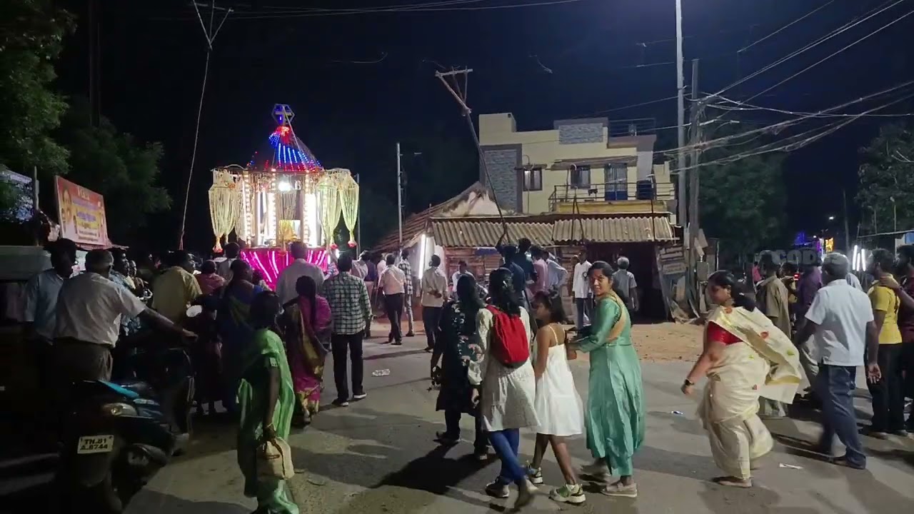 | திரு இருதய ஆண்டவர் ஆலயம் | தேர்பவனி | மாஜி இராணுவ காலனி   | பொன்மலை | திருச்சி |
