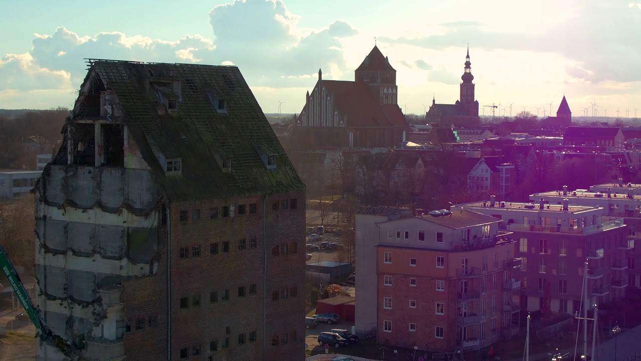Der alte Speicher in Greifswald wird abgerissen