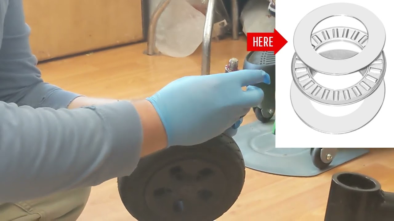 Invacare Aviva Storm RX20 front casters issue and fix