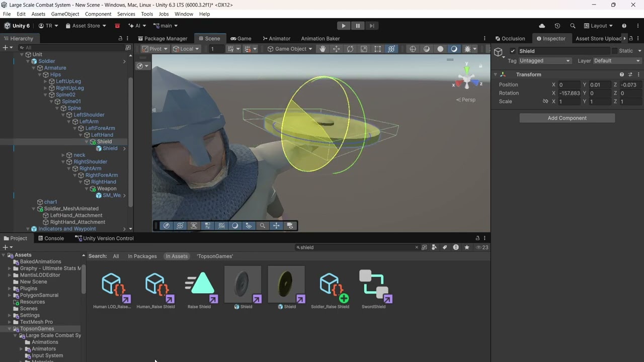 Setup Melee Formation - Mesh Animated - Large Scale Combat System