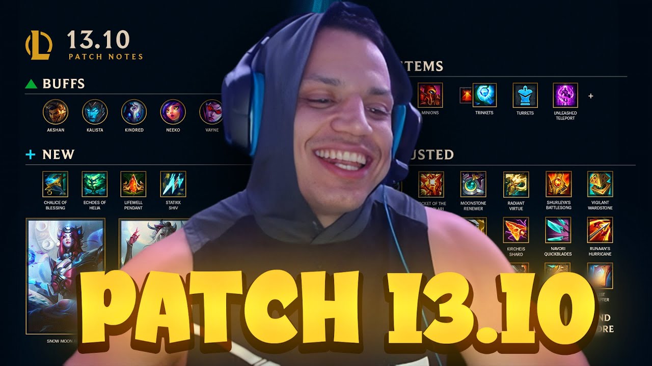 Tyler1 Reacts To Patch 13.10 Notes