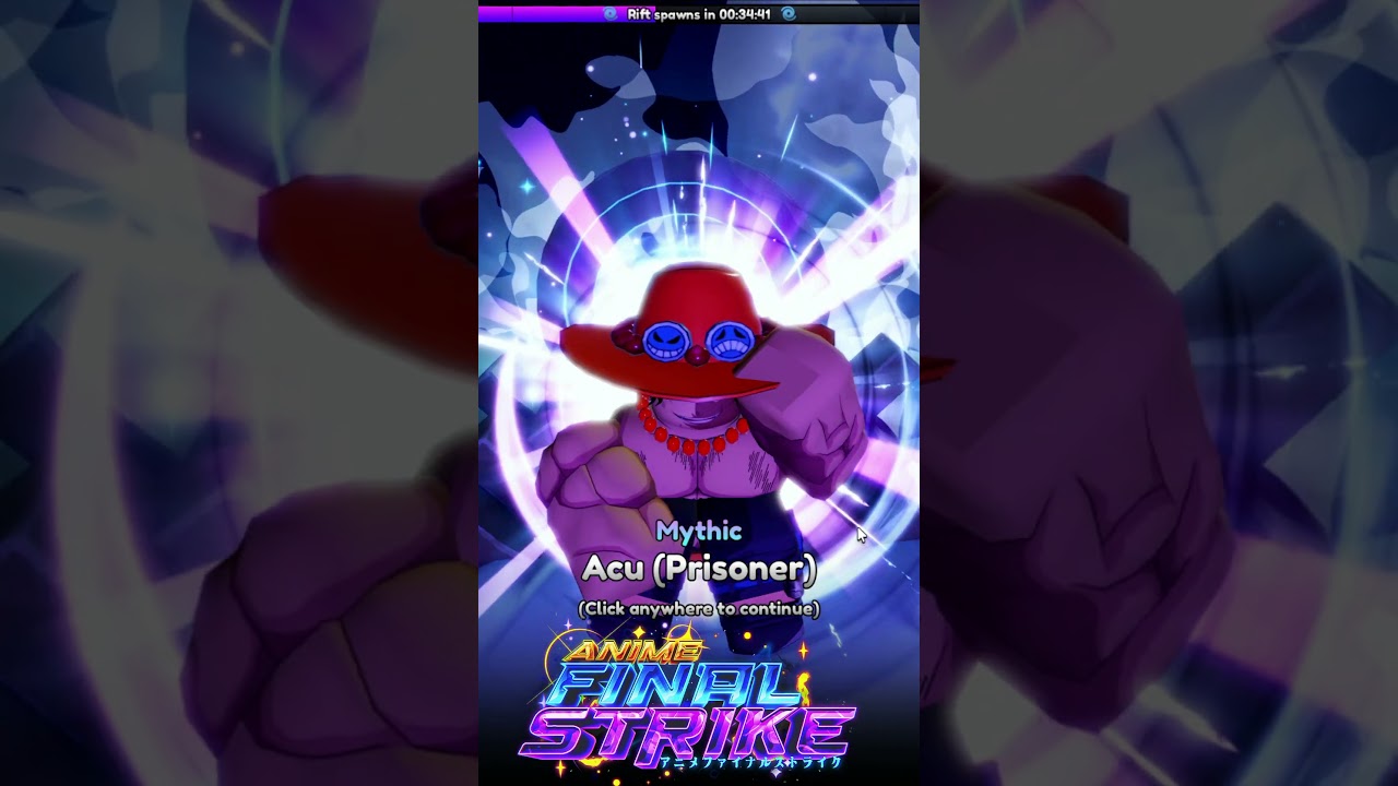 Evovled The One Ace Showcase in Anime Final Strike Acu (Prisoner)