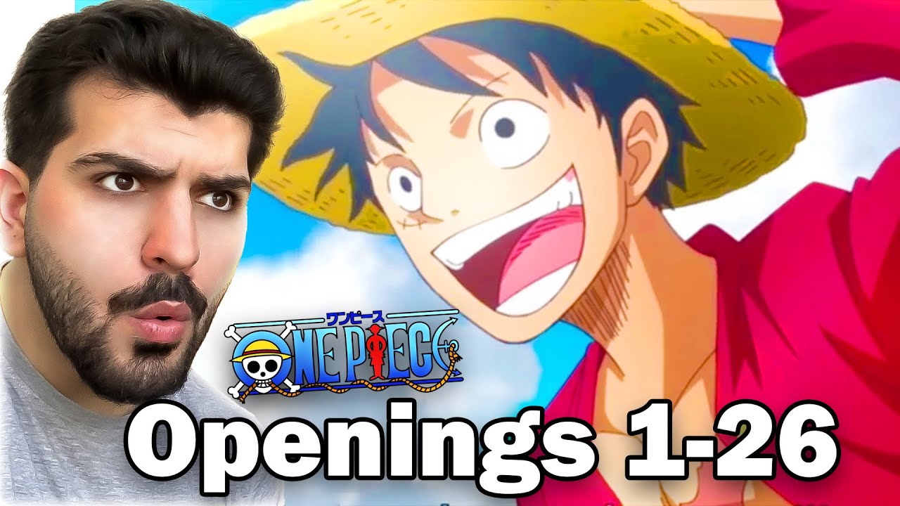 Naruto Fan REACTS to one piece Openings For First Time!