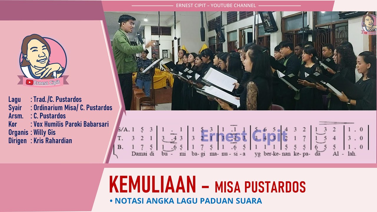 Kemuliaan Misa Pustardos | Lagu Ordinarium Malam Natal | Vox Humilis | C. Pustardos