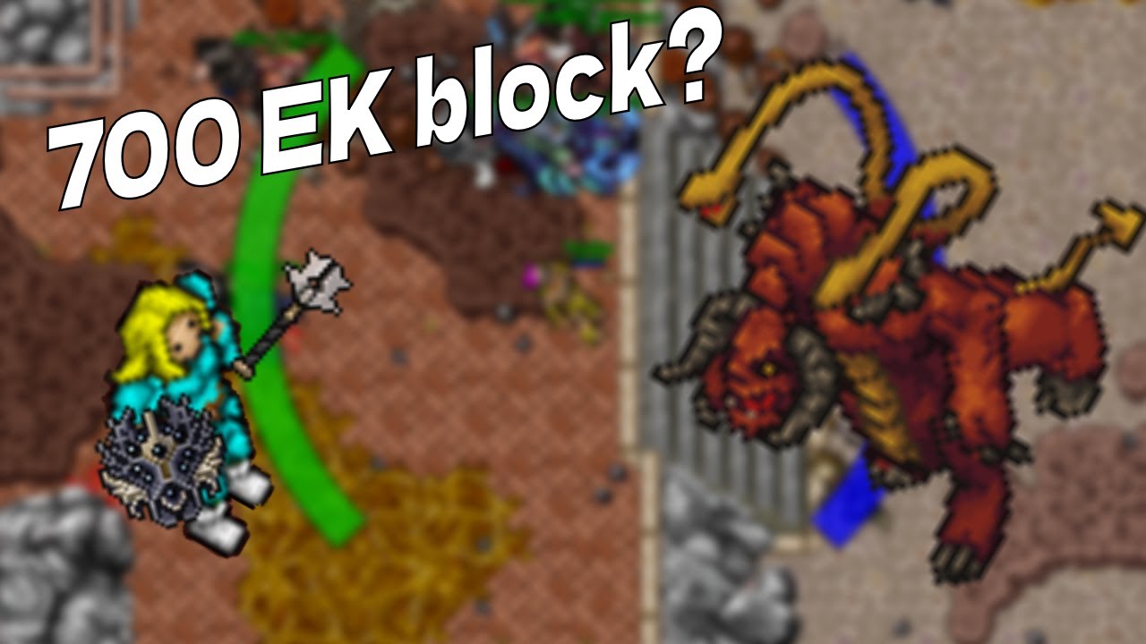 Can you block Gaz'haragoth on a level 700 Elite knight