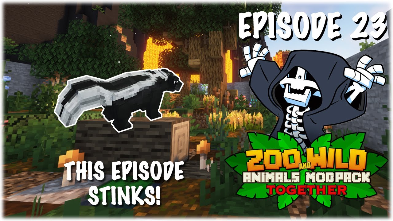 The Skunk Exhibit! - Minecraft SMP: Zoo and Wild Animal (ZAWA) Mod - S3E23