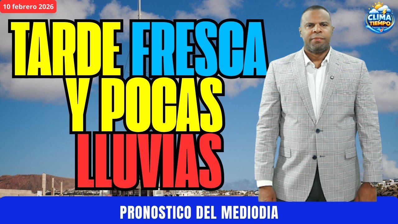 TARDE DEL MARTES FRESCA Y DE POCAS LLUVIAS