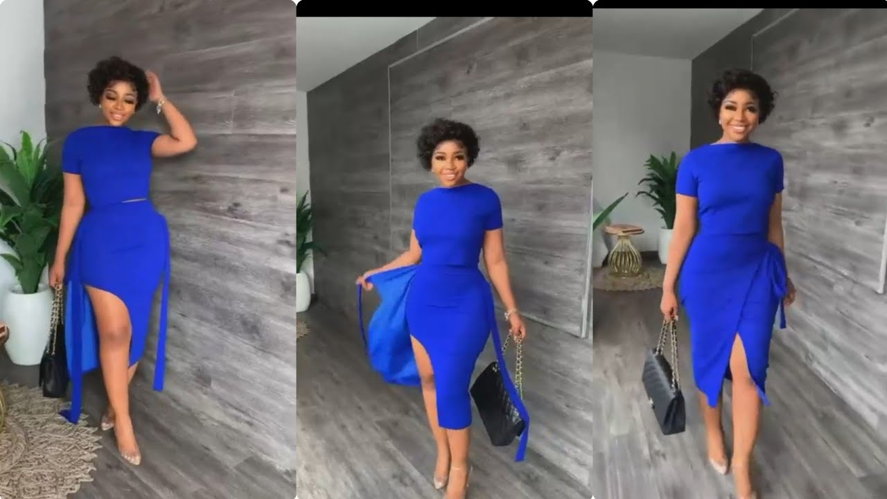 DIY:How to cut and sew a Wrap skirt with front slit opening