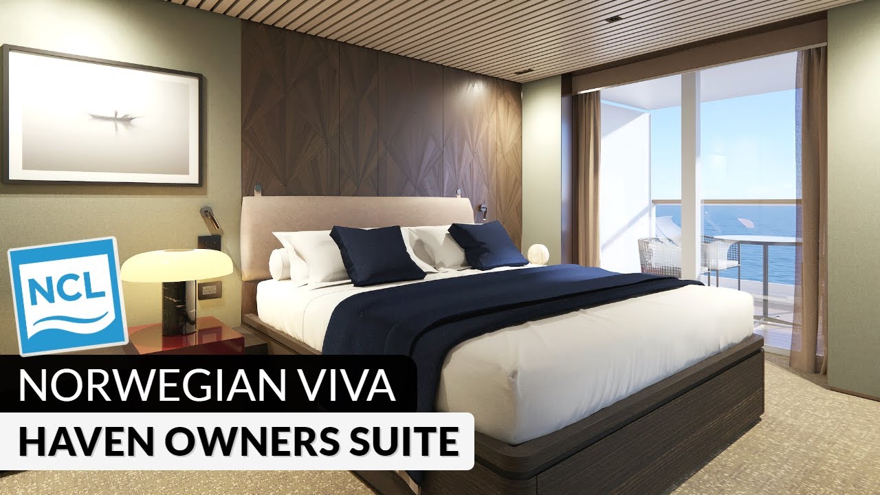 Norwegian Viva | H5 The Haven Owner’s Suite with Master Bedroom & Large Balcony Tour | NCL VIVA