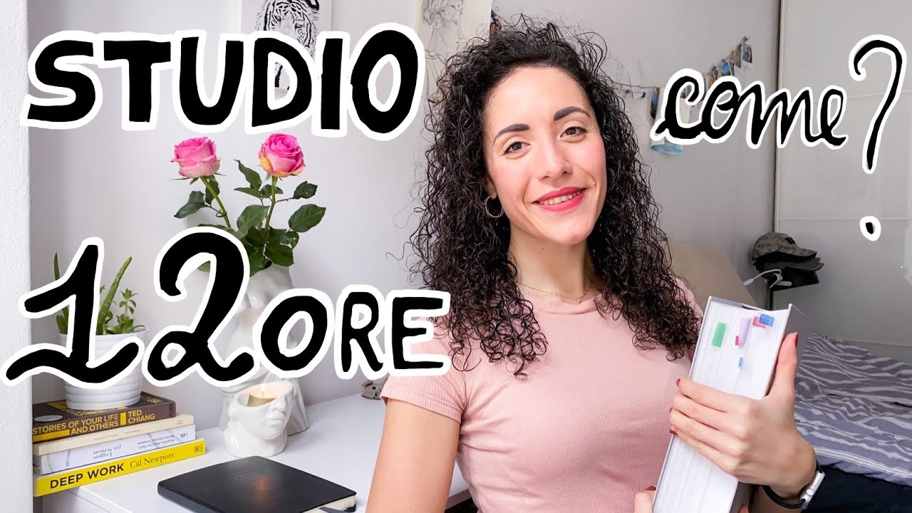 Come studio 12 ore in un giorno | 10 consigli studio produttivo senza pause, organizzazione