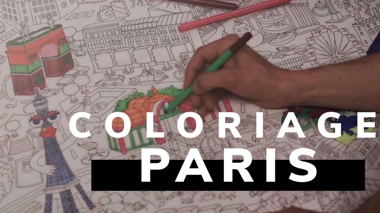 ASMR | JE COLORIE PARIS (feutres, histoires et secrets)