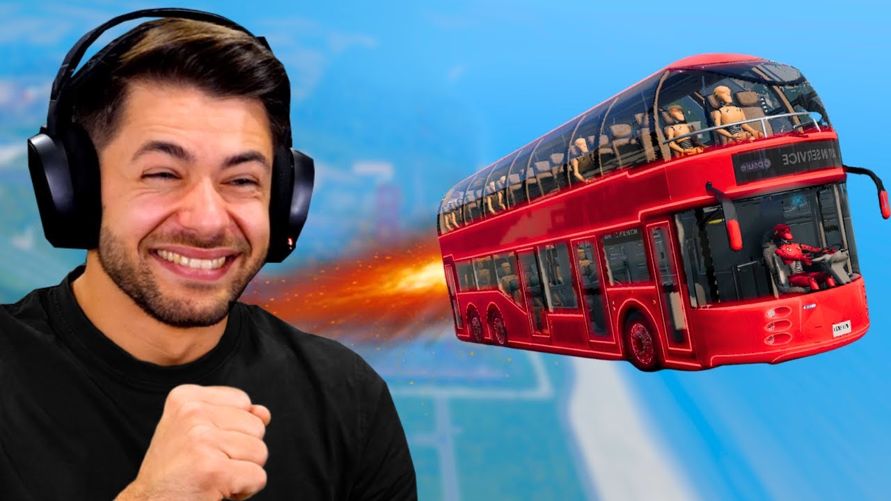 GROS BUS vs DEFIS DE ZINZIN sur BeamNG