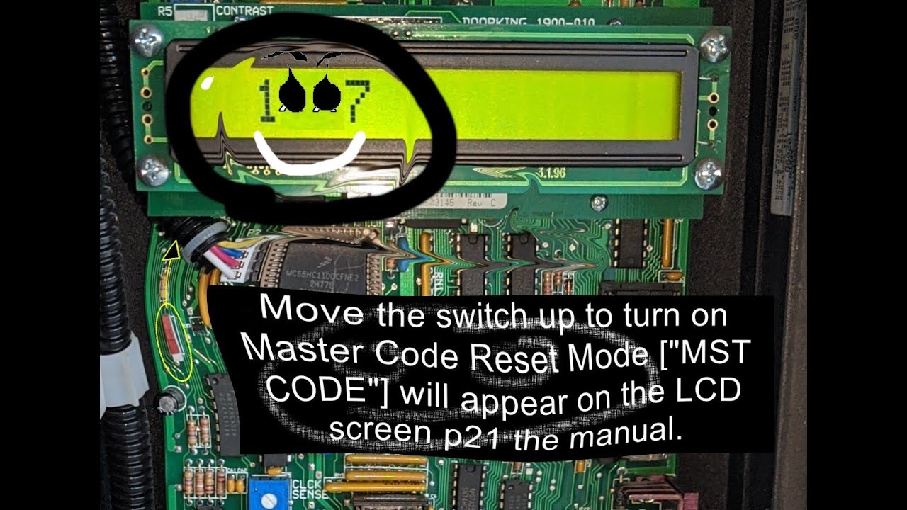 DoorKing Security Alarm Master Code Reset Hack Delete Factory Default Settings DKS