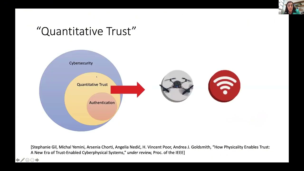 Stephanie Gil: EXPLORING PHYSICAL EMBODIMENT FOR RESILIENCE AND SECURITY IN MULTI-ROBOT SYSTEMS