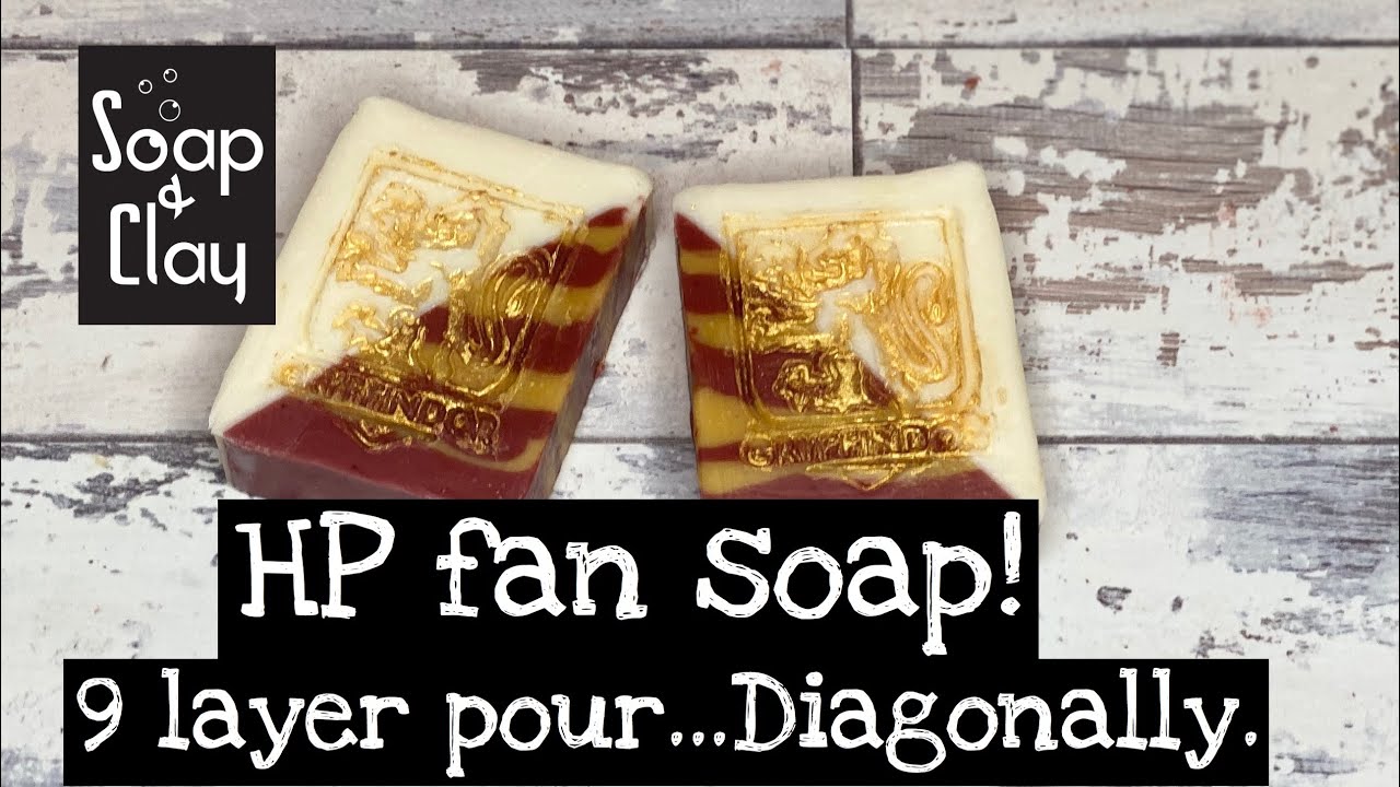 Harry Potter Fan Soap + Mrs. Soap & Clay makes a 9 layer soap | Sandalwood | Day 27/365