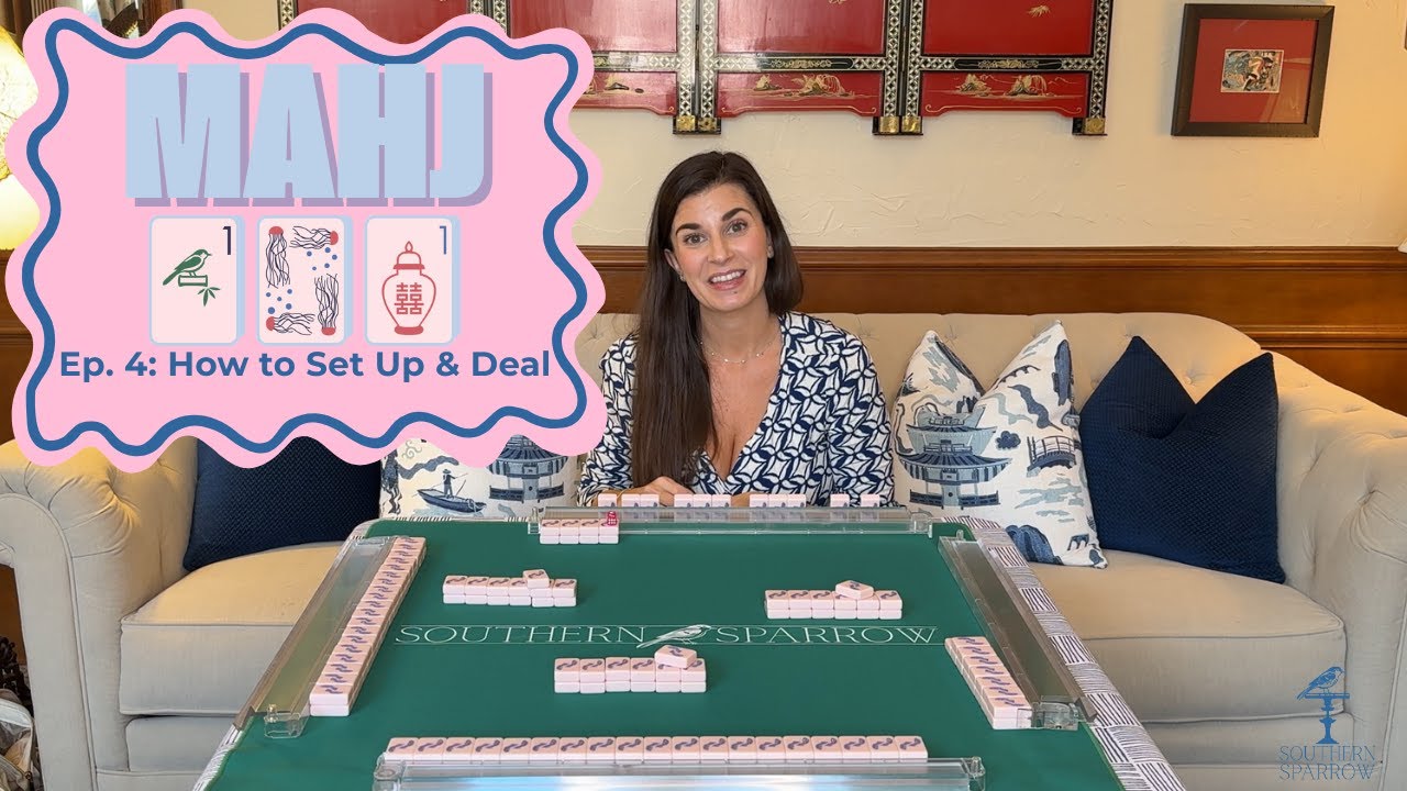 How to Set Up American Mahjong & Deal | Mahj 101 Ep. 4 (Walls, Dice & East Seat)