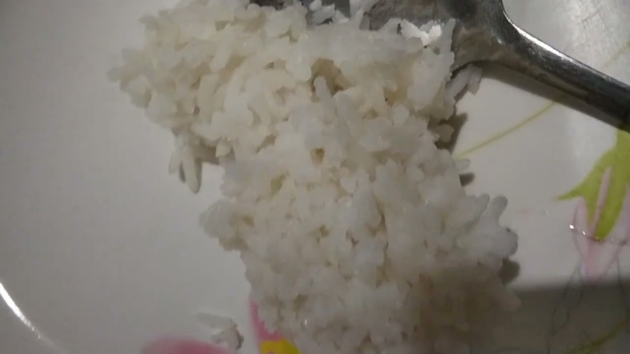 hotdog with rice and Sante barley grass