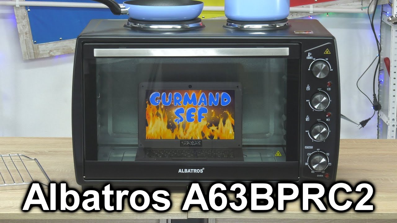 Unboxing Cuptor Albatros A63BPRC2 - 63 litrii - doua plite - rotisor - convectie