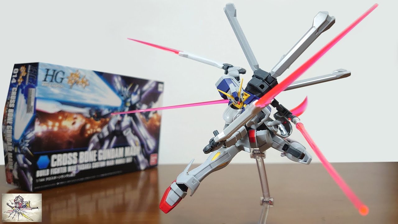 （胸に巨大なドクロ！サテライトキャノンを内蔵！豊富な武装が付属！）HGBF 1/144 クロスボーンガンダム魔王　レビュー
