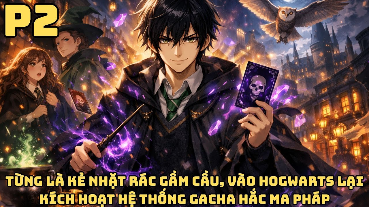 FANFIC HARRY POTTER: TỪNG LÀ KẺ ĐI NHẶT RÁC - VÀO HOGWARTS KÍCH HOẠT HỆ THỐNG GACHA HẮC MA PHÁP - P2