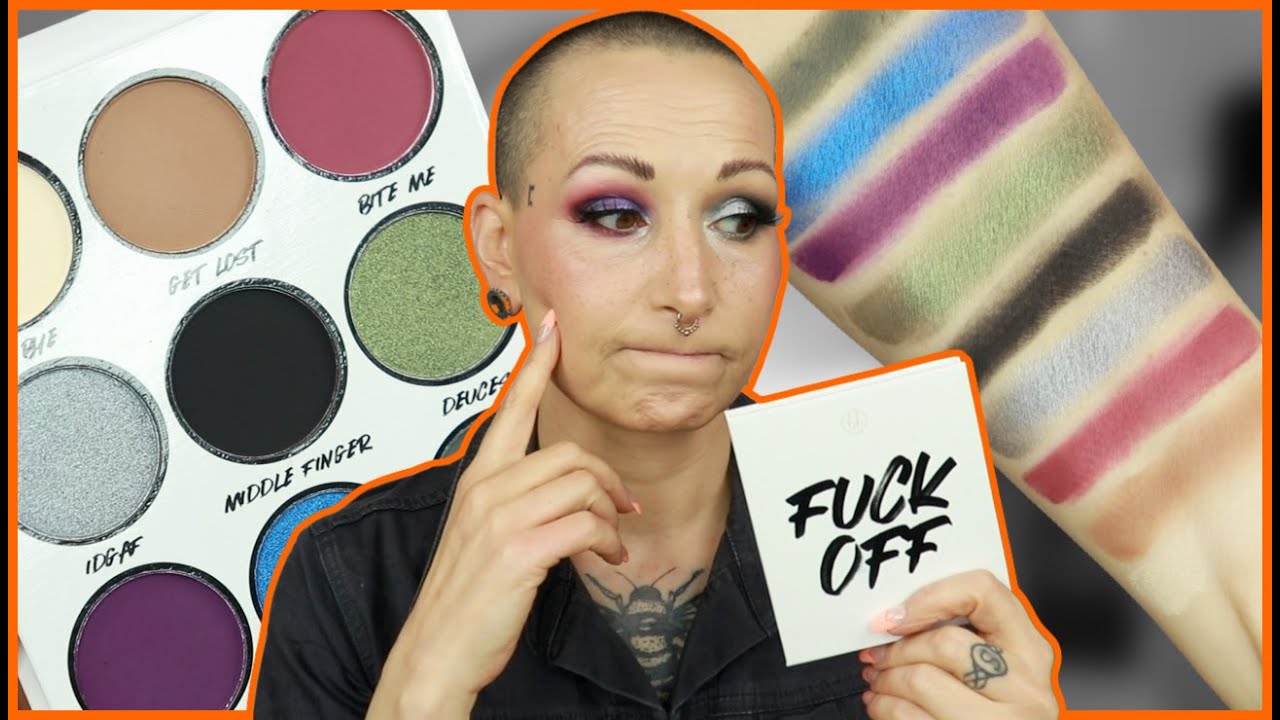 BH COSMETICS SAY IT COLLECTION: F*** OFF palette | Review & Comparison #3
