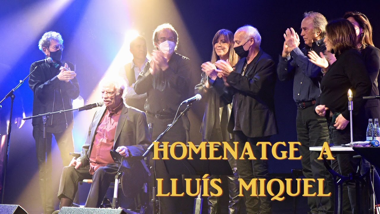 Concierto  Homenaje a Lluís Miquel  ,Teatre Joventut de L´Hospitalet 10-4-2021