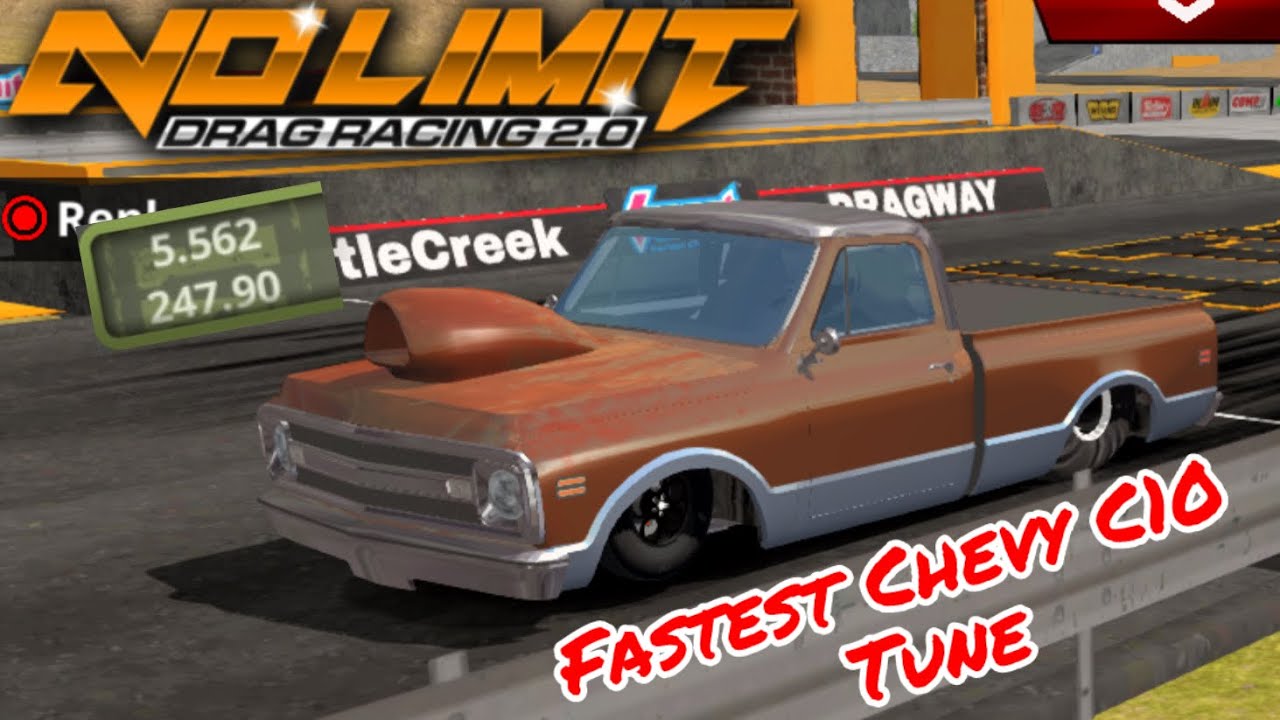 5.5 Chevy C10 Fastest Tune - No Limit Drag Racing 2