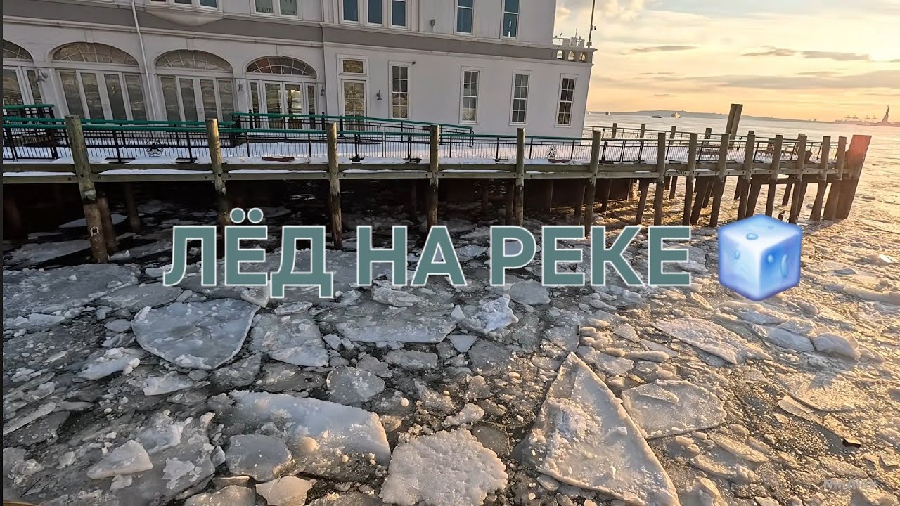 Такой зимы мы не ожидали ❄️ Вечер у реки