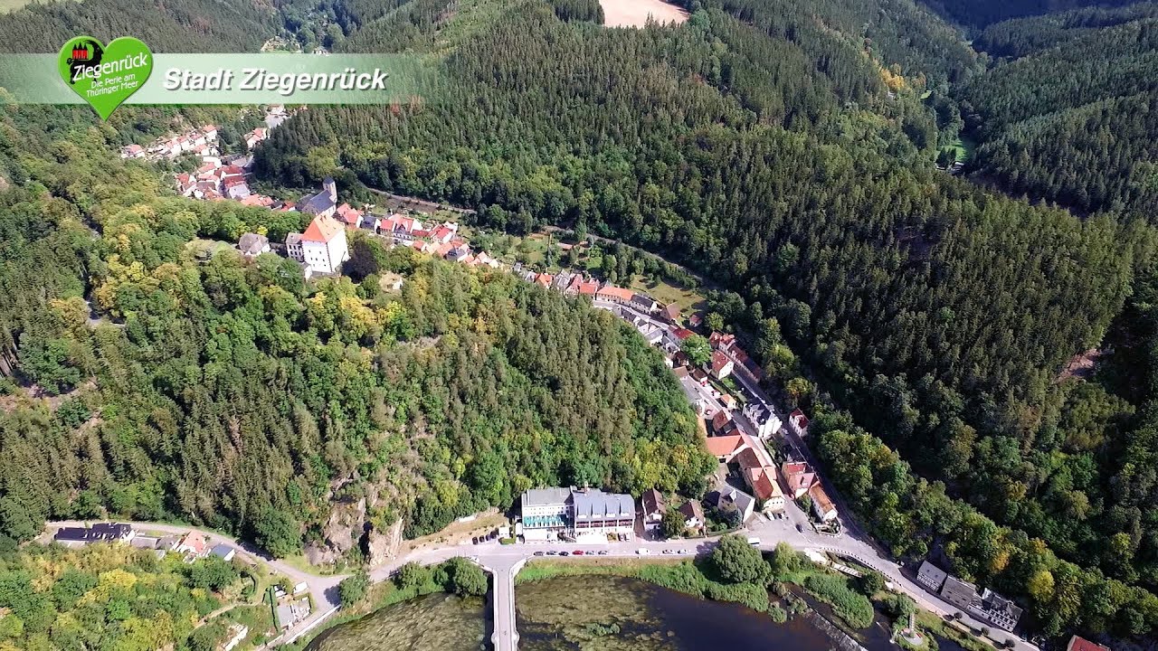 Stadt Ziegenrück, die Perle der Oberen Saale